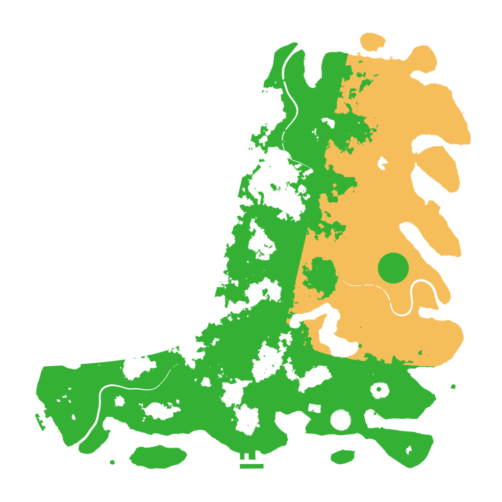 Biome Rust Map: Procedural Map, Size: 4300, Seed: 1947209041