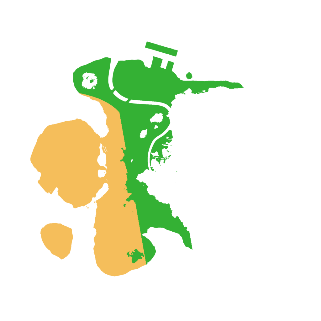 Biome Rust Map: Procedural Map, Size: 2000, Seed: 567982117