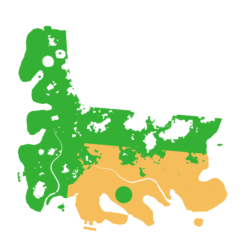Biome Rust Map: Procedural Map, Size: 3800, Seed: 1401967550