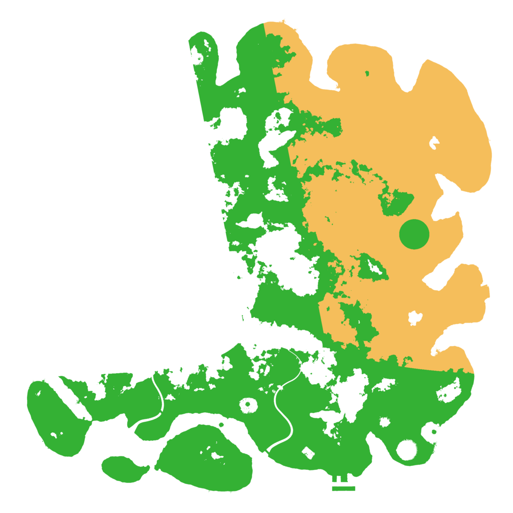 Biome Rust Map: Procedural Map, Size: 4500, Seed: 1213016403