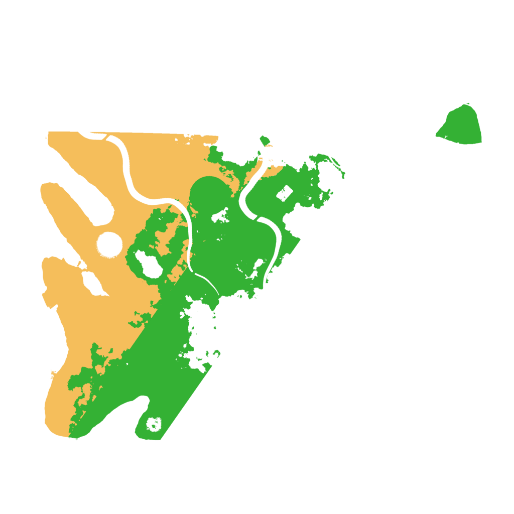 Biome Rust Map: Procedural Map, Size: 3500, Seed: 1231234123