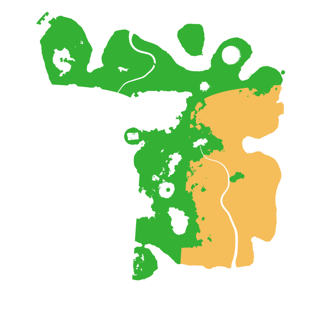 Biome Rust Map: Procedural Map, Size: 3000, Seed: 632575530