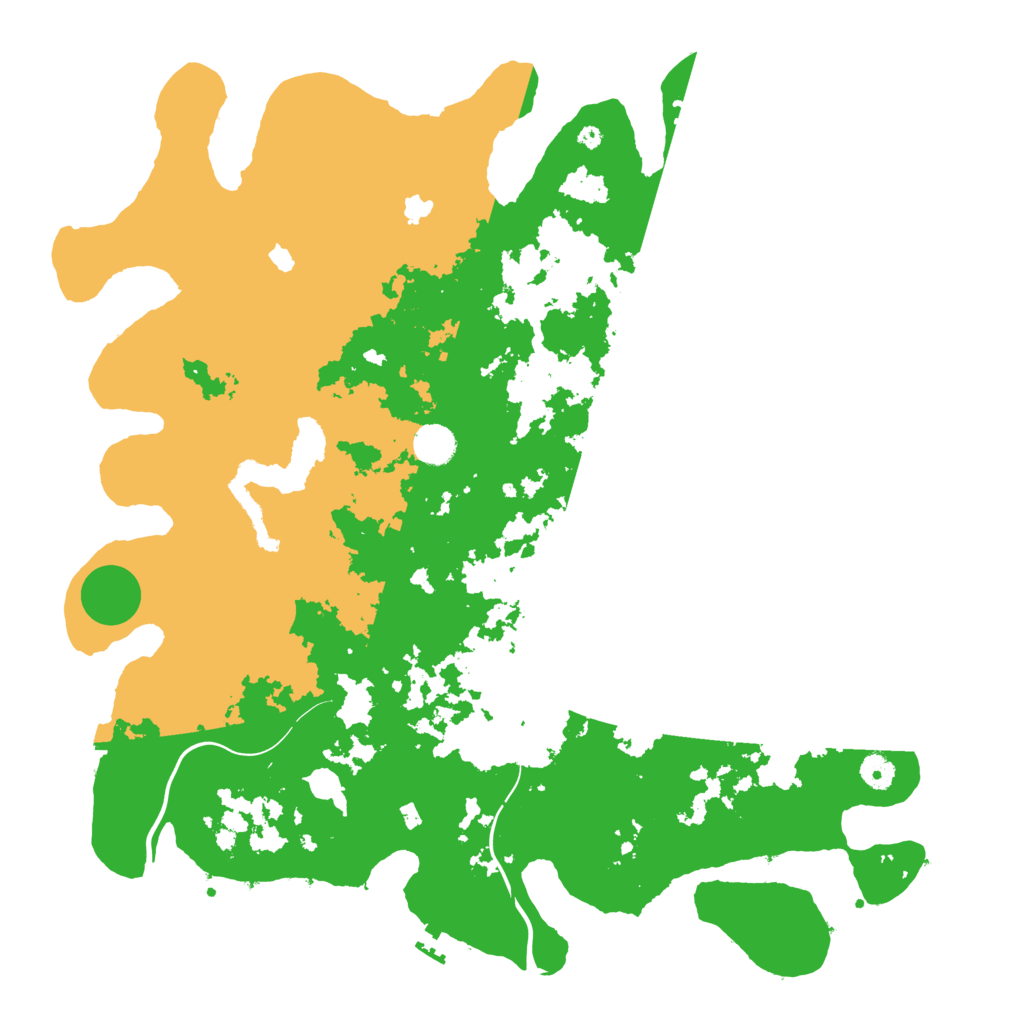 Biome Rust Map: Procedural Map, Size: 4500, Seed: 45644