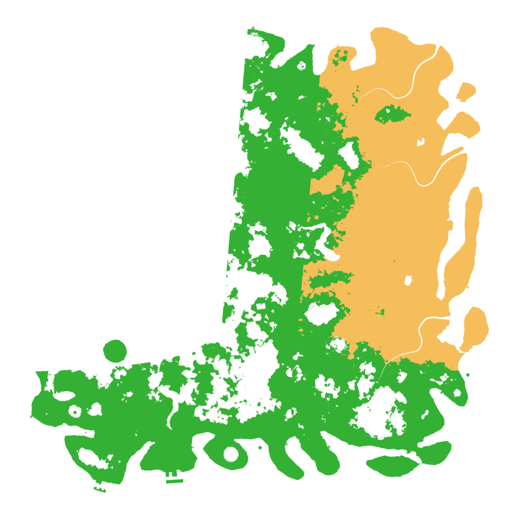 Biome Rust Map: Procedural Map, Size: 6000, Seed: 5563560