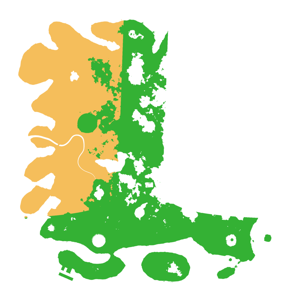 Biome Rust Map: Procedural Map, Size: 4000, Seed: 1556910858