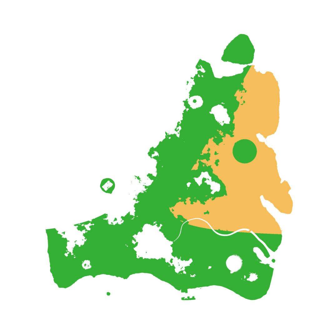 Biome Rust Map: Procedural Map, Size: 3500, Seed: 470726388