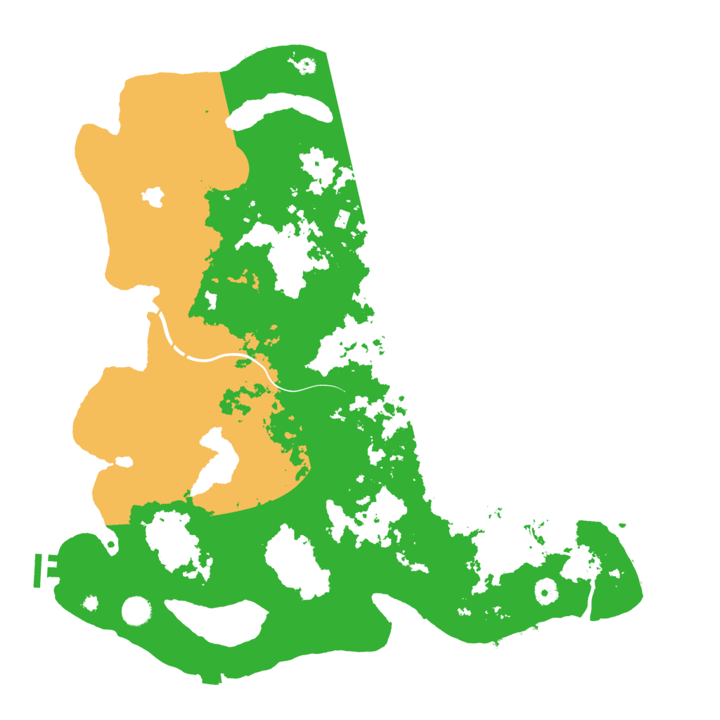 Biome Rust Map: Procedural Map, Size: 4300, Seed: 30090000
