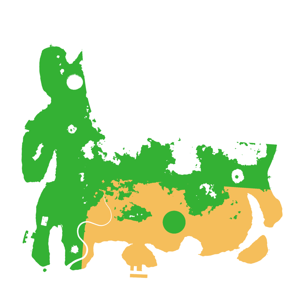 Biome Rust Map: Procedural Map, Size: 3500, Seed: 1566129500