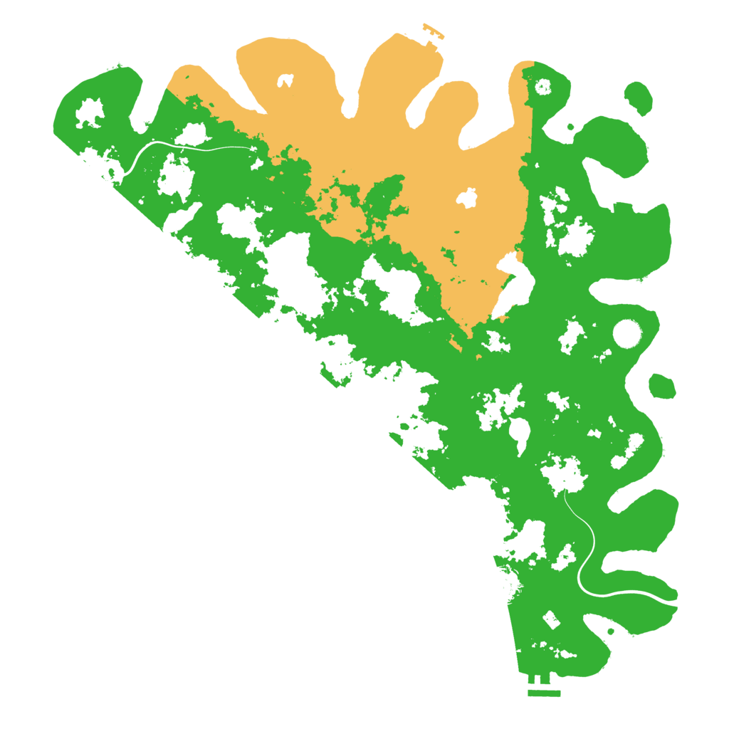 Biome Rust Map: Procedural Map, Size: 4500, Seed: 218