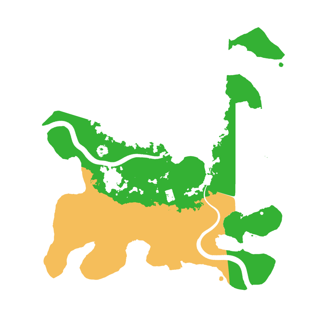Biome Rust Map: Procedural Map, Size: 2800, Seed: 4421113