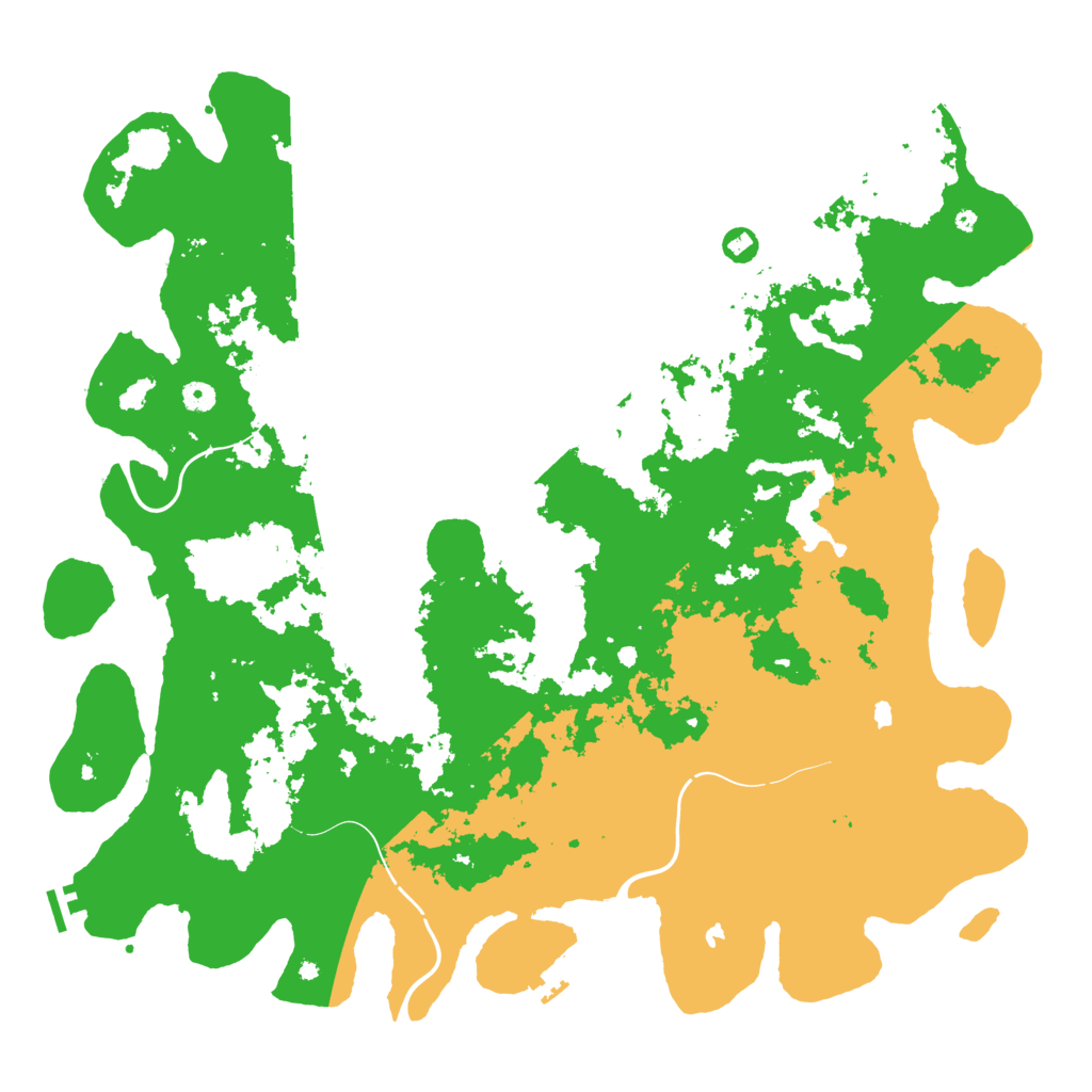 Biome Rust Map: Procedural Map, Size: 5100, Seed: 17948