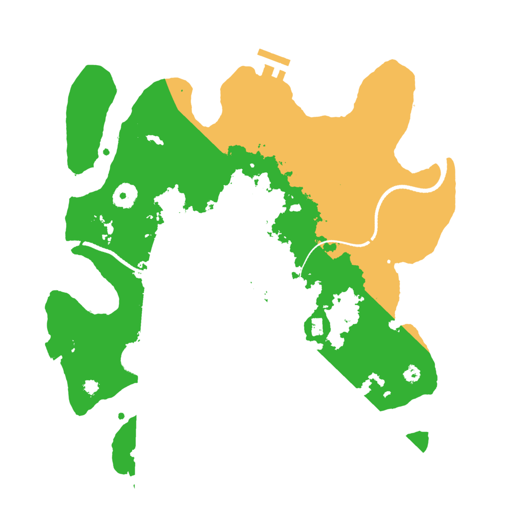 Biome Rust Map: Procedural Map, Size: 3100, Seed: 1707864230