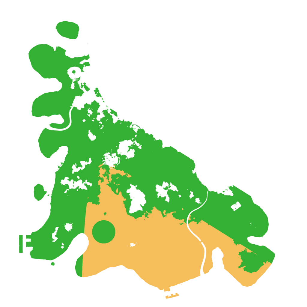 Biome Rust Map: Procedural Map, Size: 3500, Seed: 1501974508