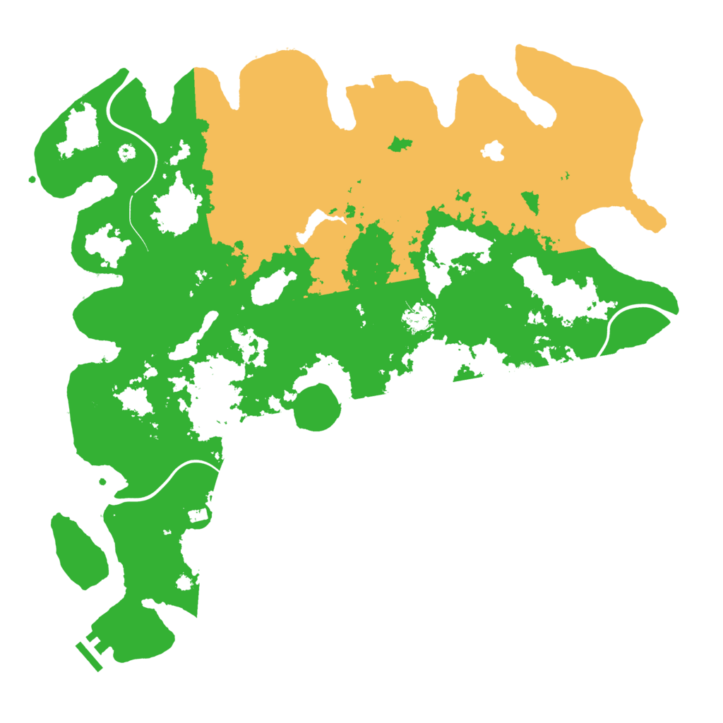 Biome Rust Map: Procedural Map, Size: 4200, Seed: 366167296