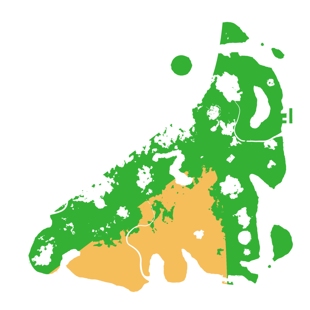 Biome Rust Map: Procedural Map, Size: 4150, Seed: 50025
