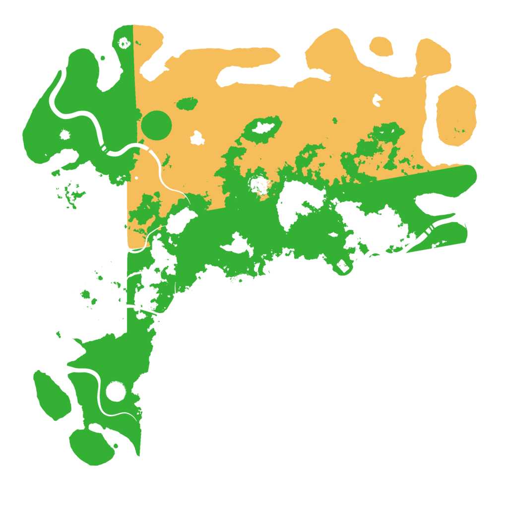 Biome Rust Map: Procedural Map, Size: 4500, Seed: 366167296