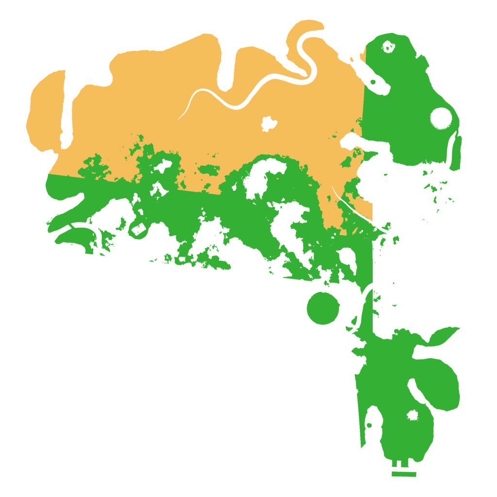 Biome Rust Map: Procedural Map, Size: 4100, Seed: 45841213
