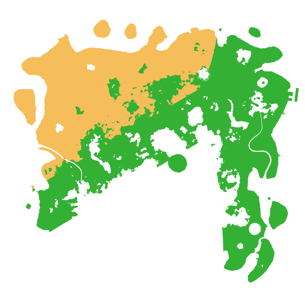 Biome Rust Map: Procedural Map, Size: 4500, Seed: 1242365