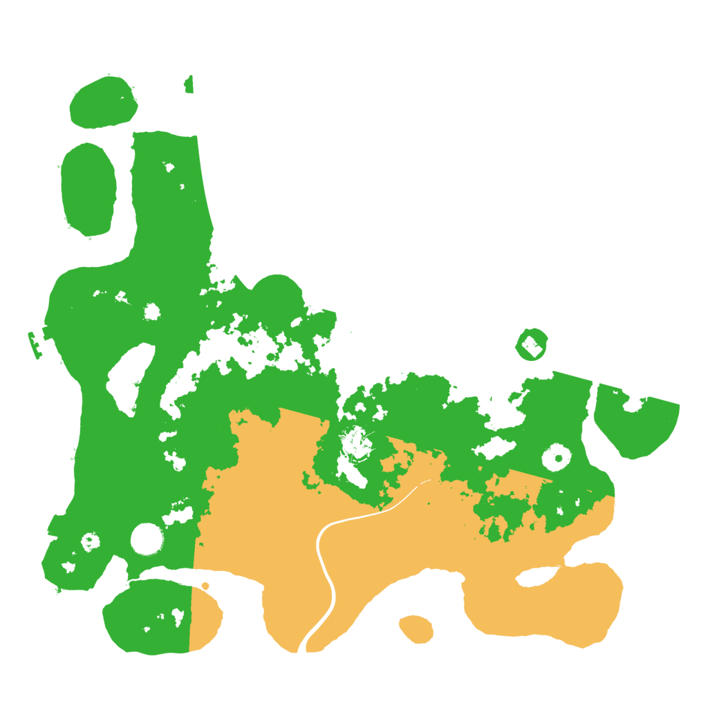 Biome Rust Map: Procedural Map, Size: 3850, Seed: 276627855