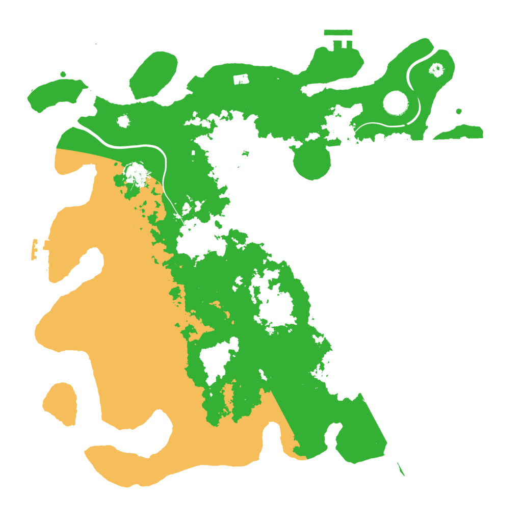 Biome Rust Map: Procedural Map, Size: 3750, Seed: 306983385