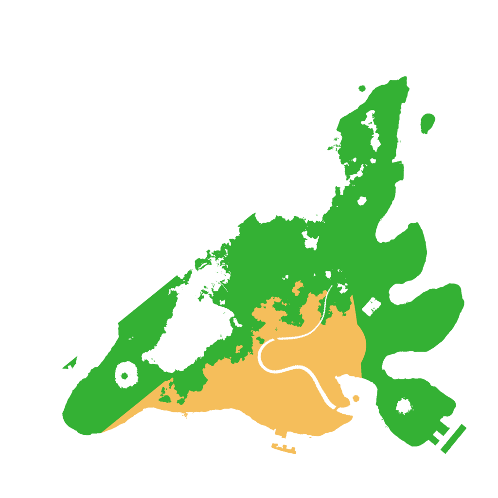 Biome Rust Map: Procedural Map, Size: 3000, Seed: 550000