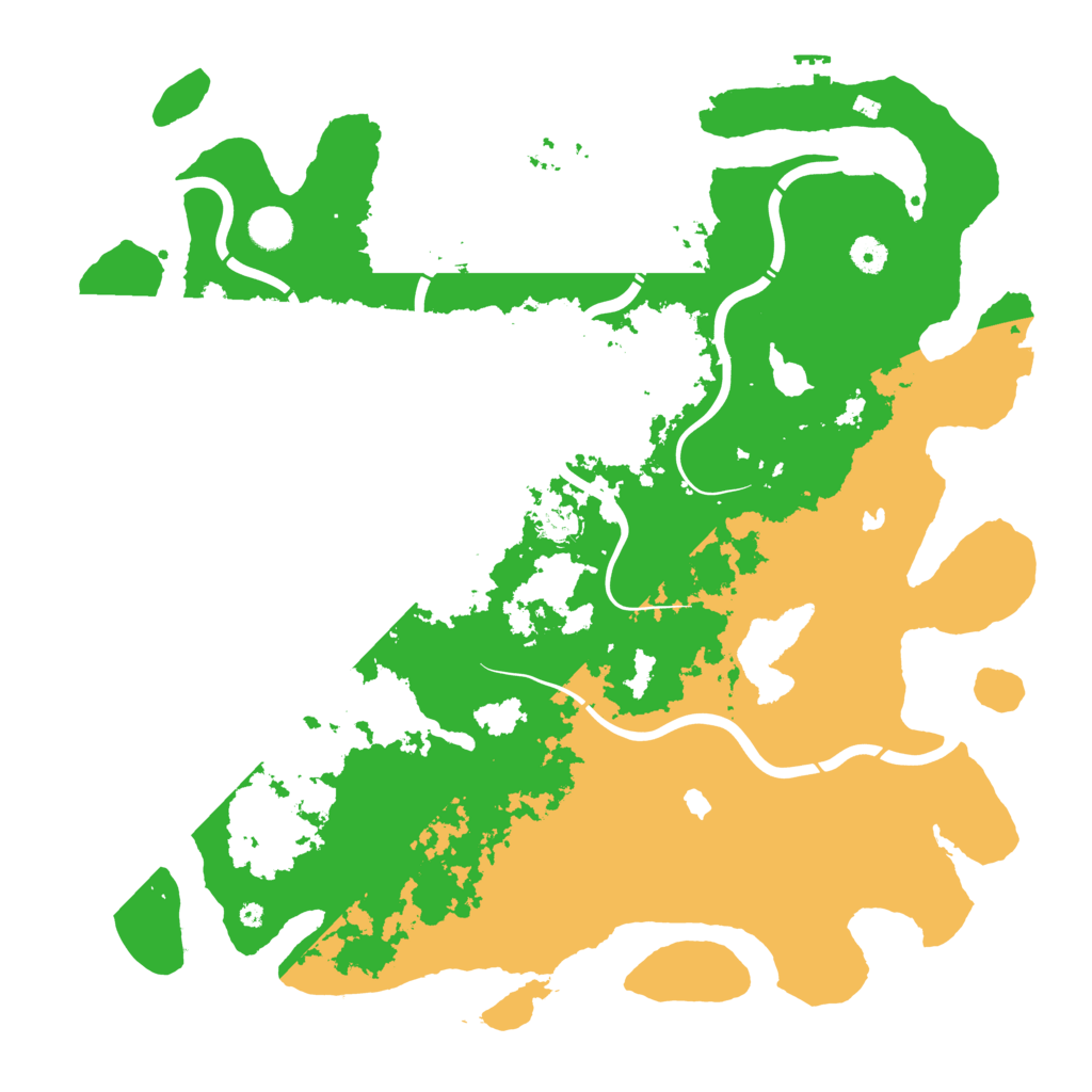 Biome Rust Map: Procedural Map, Size: 4500, Seed: 4396