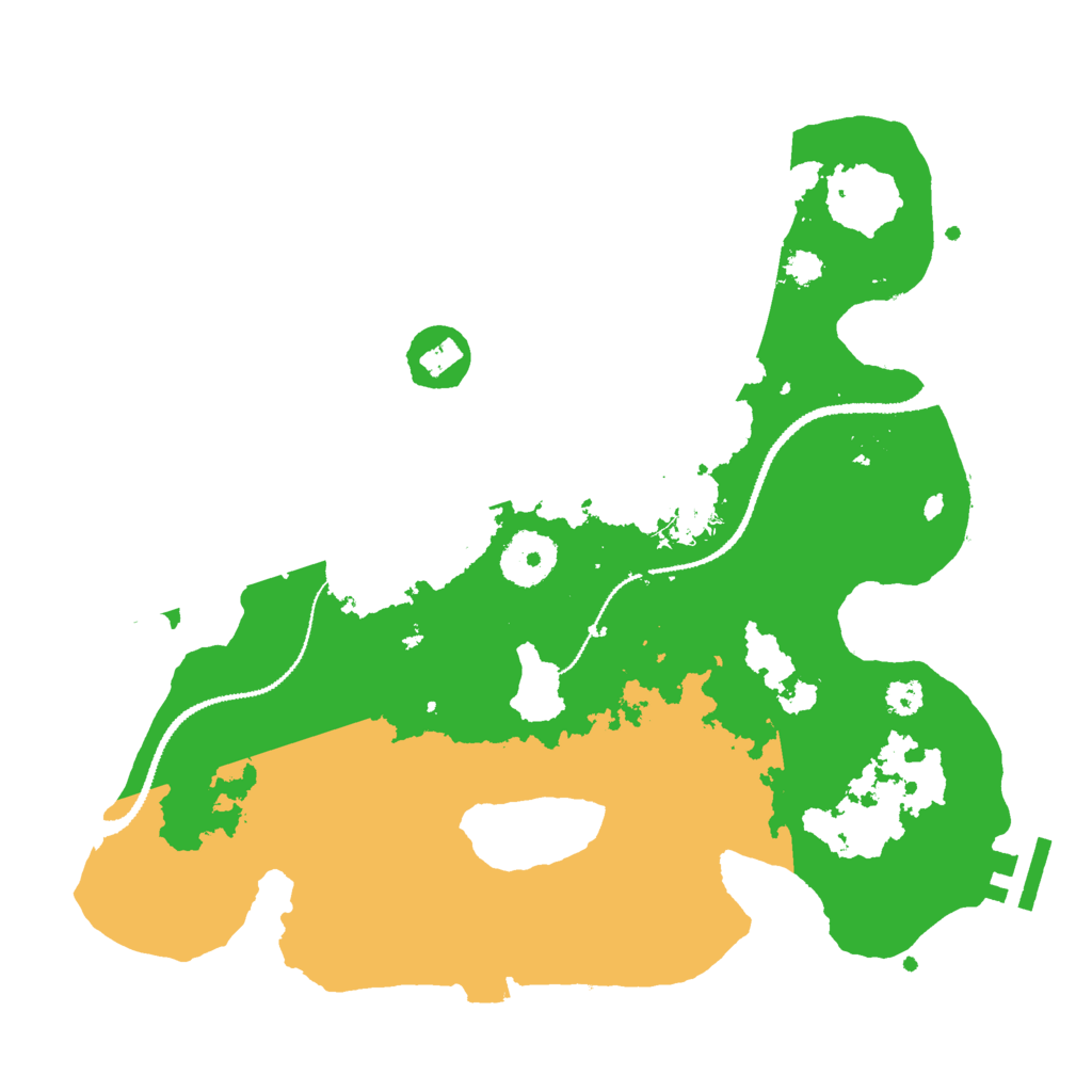 Biome Rust Map: Procedural Map, Size: 3000, Seed: 850000