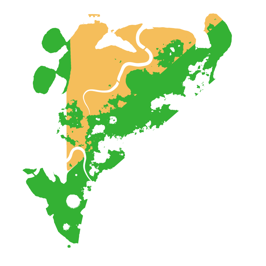 Biome Rust Map: Procedural Map, Size: 3500, Seed: 8456156