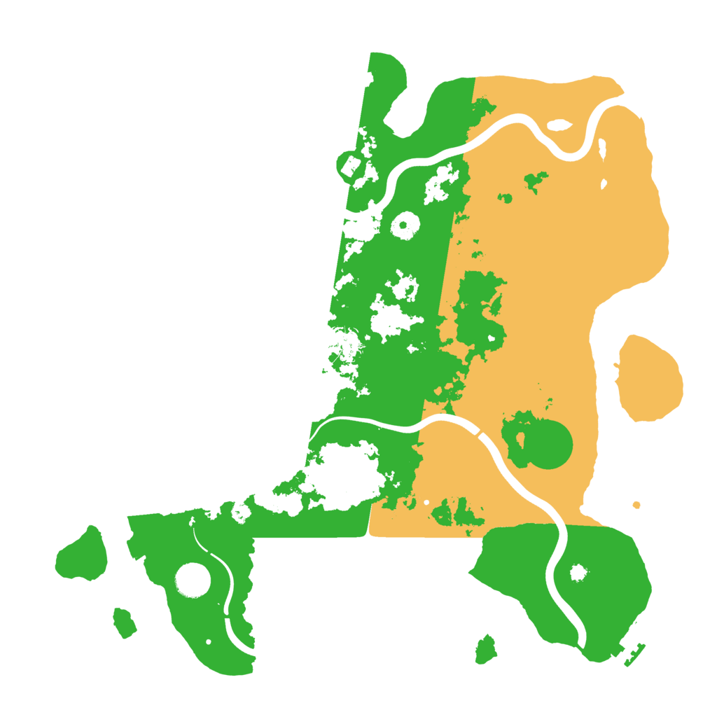 Biome Rust Map: Procedural Map, Size: 3850, Seed: 46