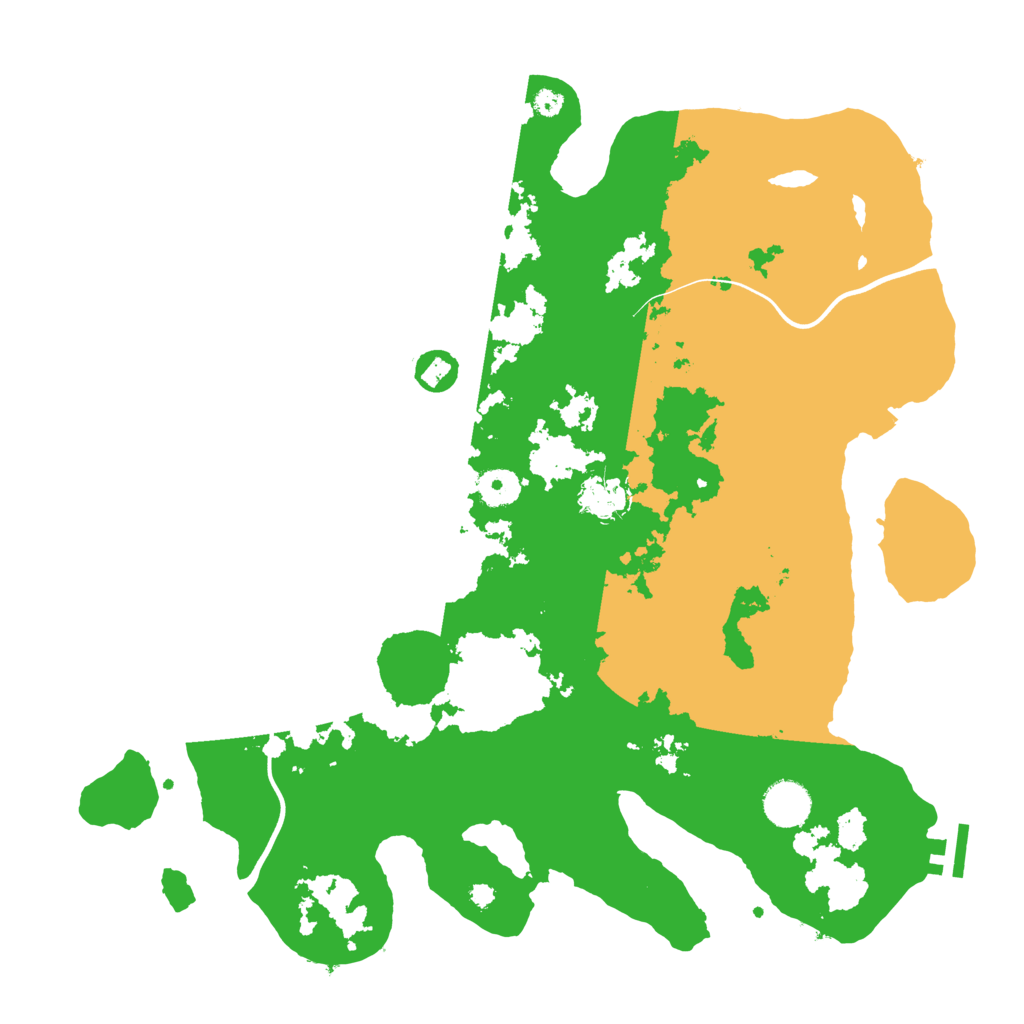 Biome Rust Map: Procedural Map, Size: 3850, Seed: 46
