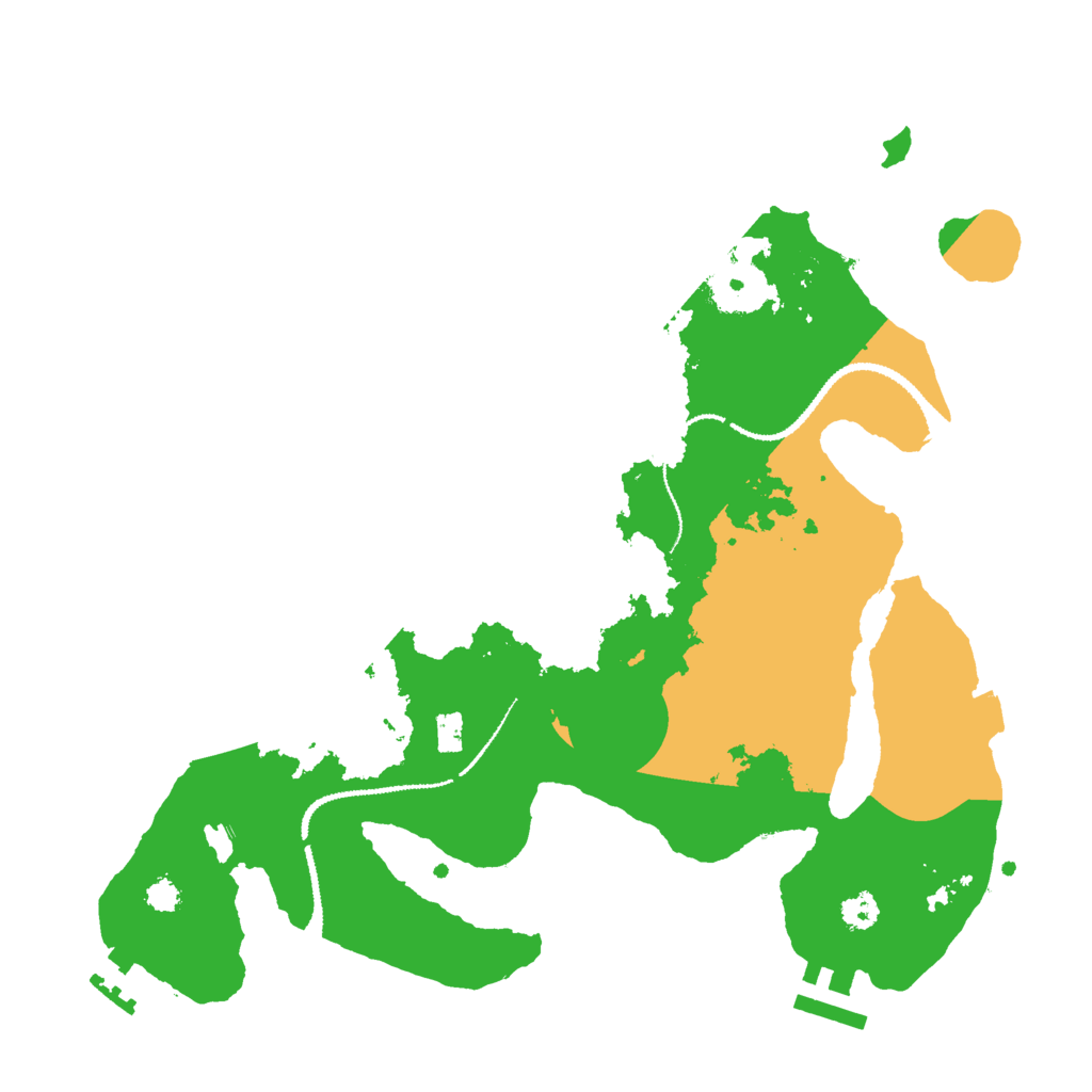 Biome Rust Map: Procedural Map, Size: 3000, Seed: 900000