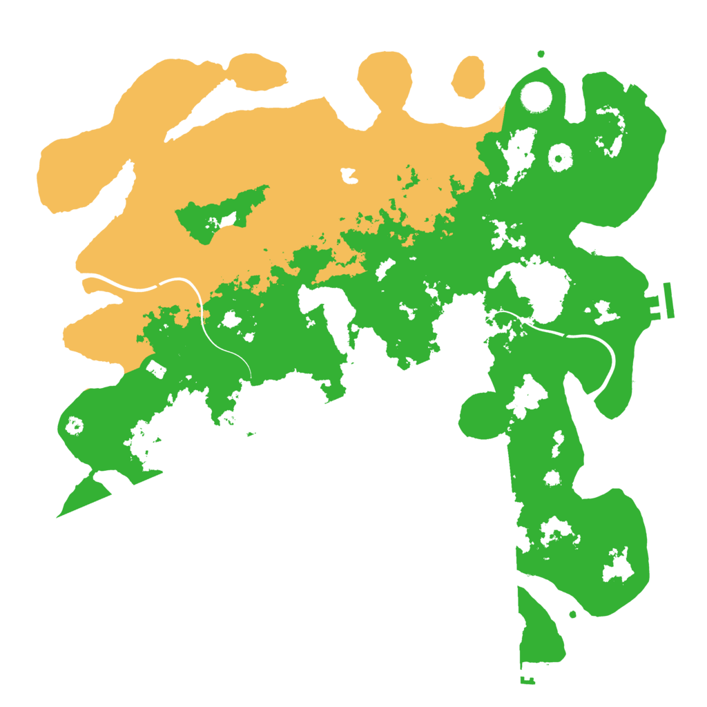 Biome Rust Map: Procedural Map, Size: 4000, Seed: 56481