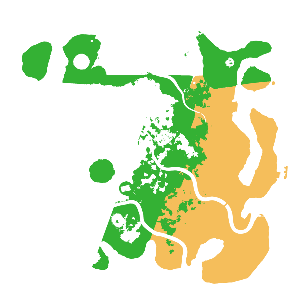 Biome Rust Map: Procedural Map, Size: 3500, Seed: 546789411