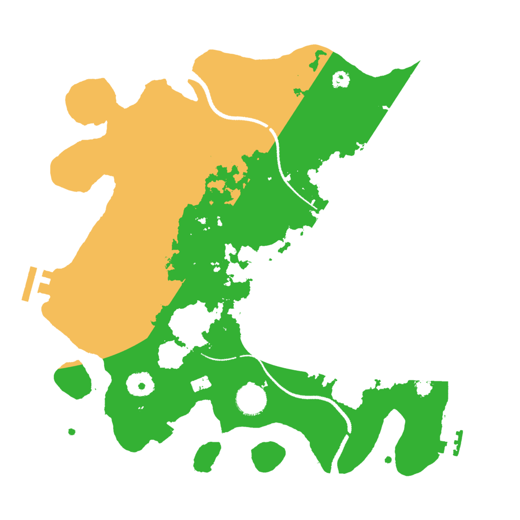 Biome Rust Map: Procedural Map, Size: 3000, Seed: 489123757