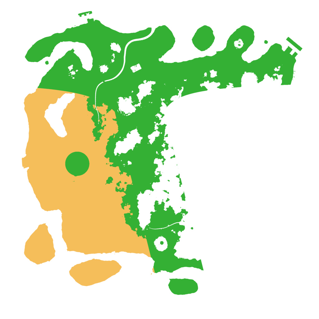 Biome Rust Map: Procedural Map, Size: 3500, Seed: 1817622070