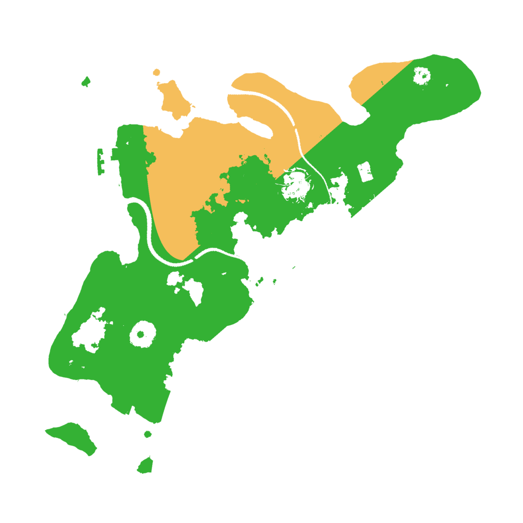 Biome Rust Map: Procedural Map, Size: 3000, Seed: 713940732