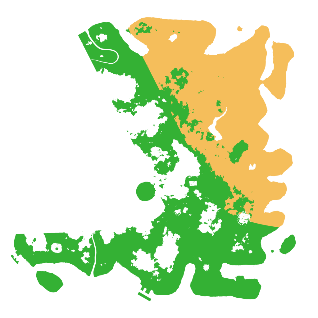 Biome Rust Map: Procedural Map, Size: 4500, Seed: 1169180040