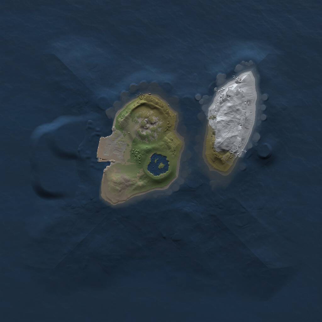 Rust Map: Procedural Map, Size: 1500, Seed: 1894547347, 1 Monuments