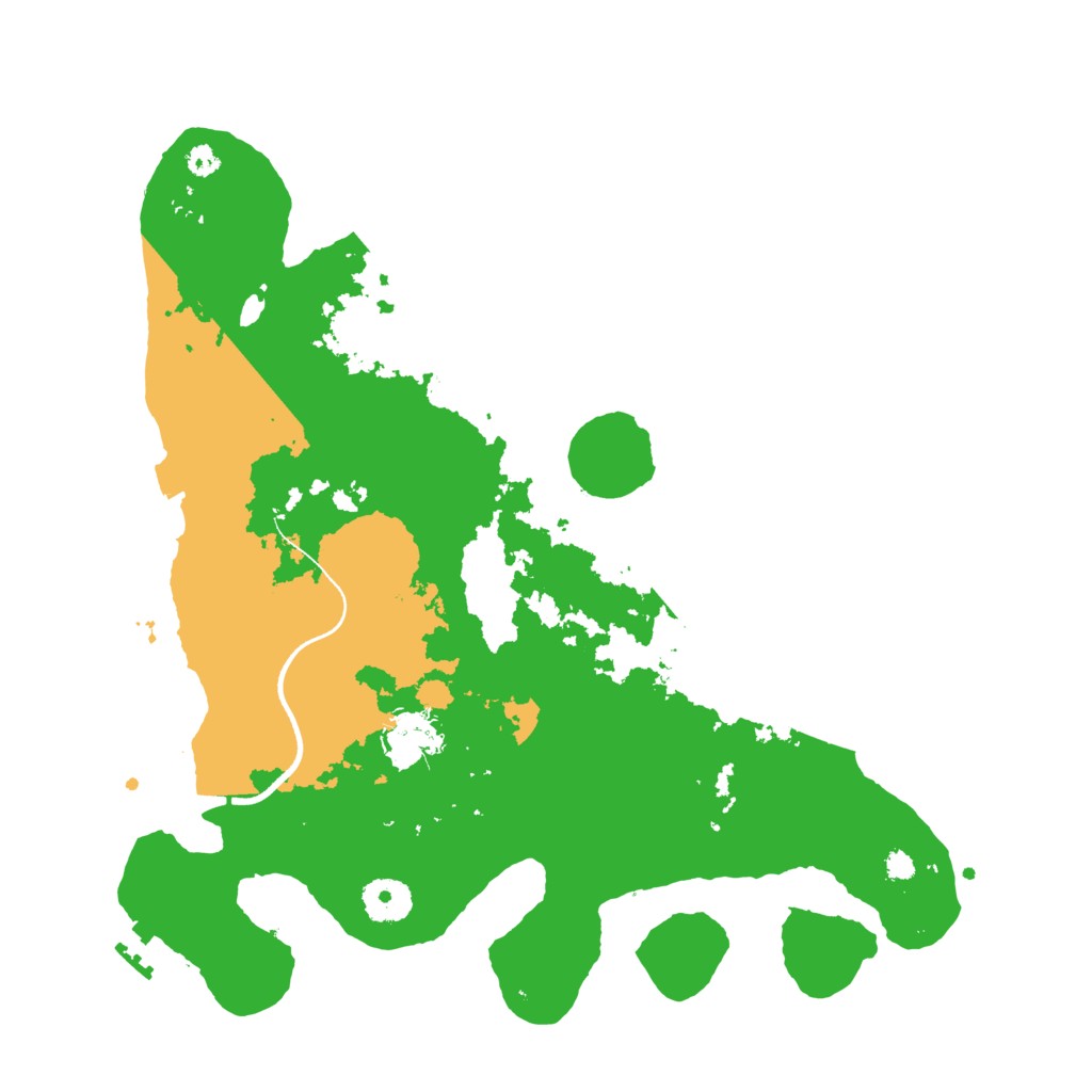Biome Rust Map: Procedural Map, Size: 3500, Seed: 2062503156