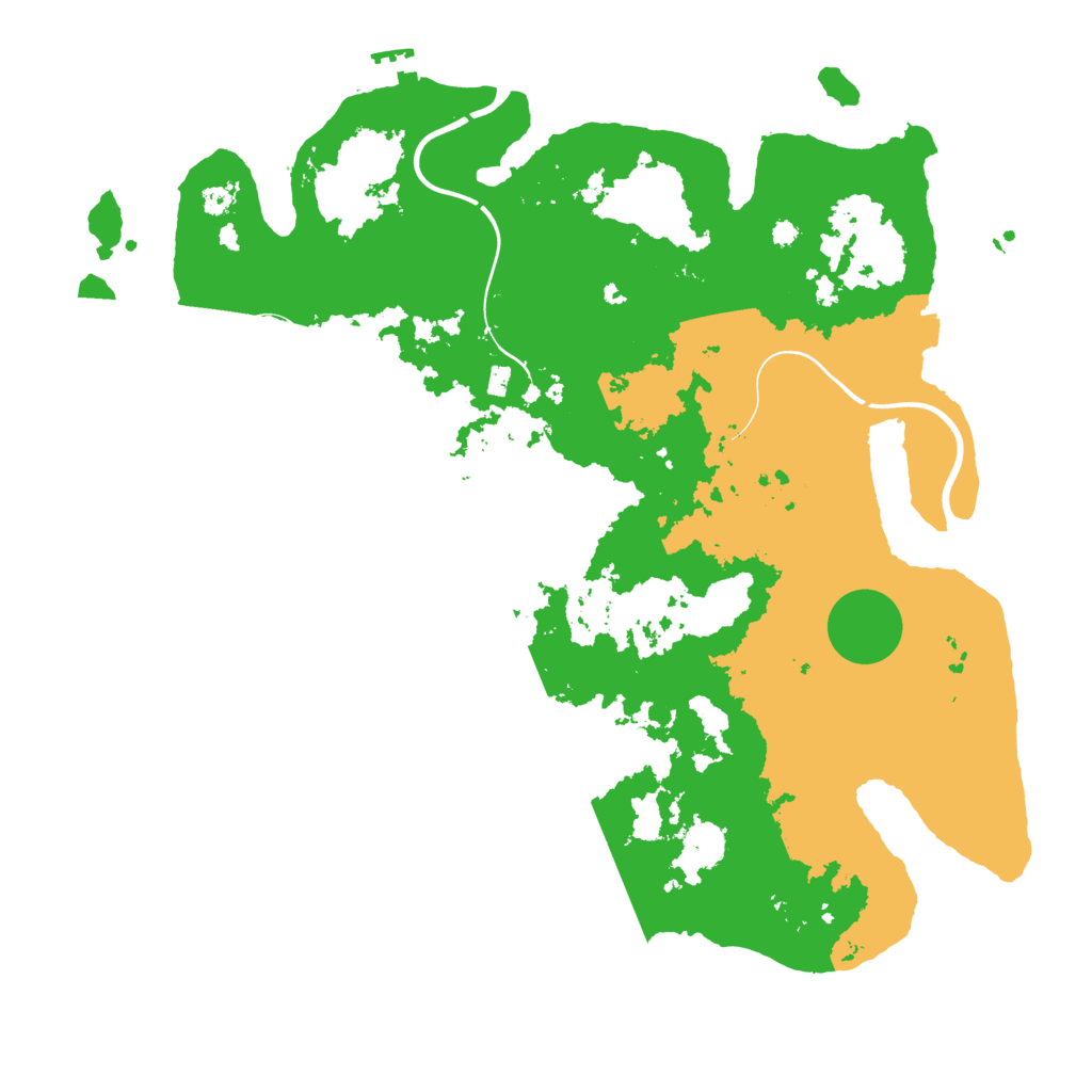 Biome Rust Map: Procedural Map, Size: 3850, Seed: 335844279