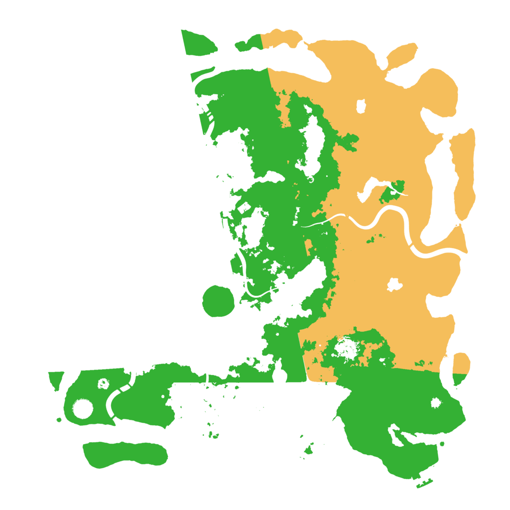 Biome Rust Map: Procedural Map, Size: 4500, Seed: 1996900653
