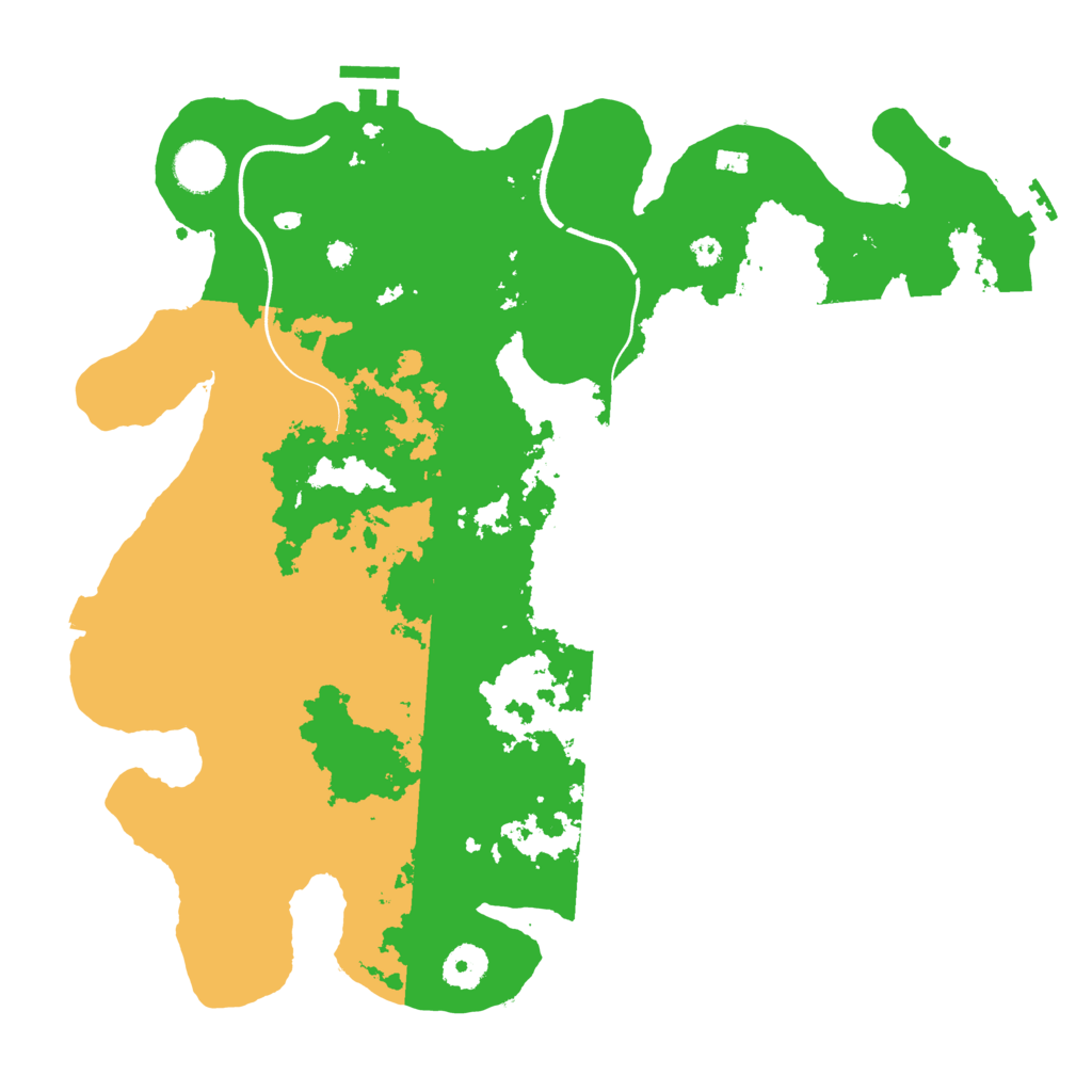 Biome Rust Map: Procedural Map, Size: 3700, Seed: 2119684688