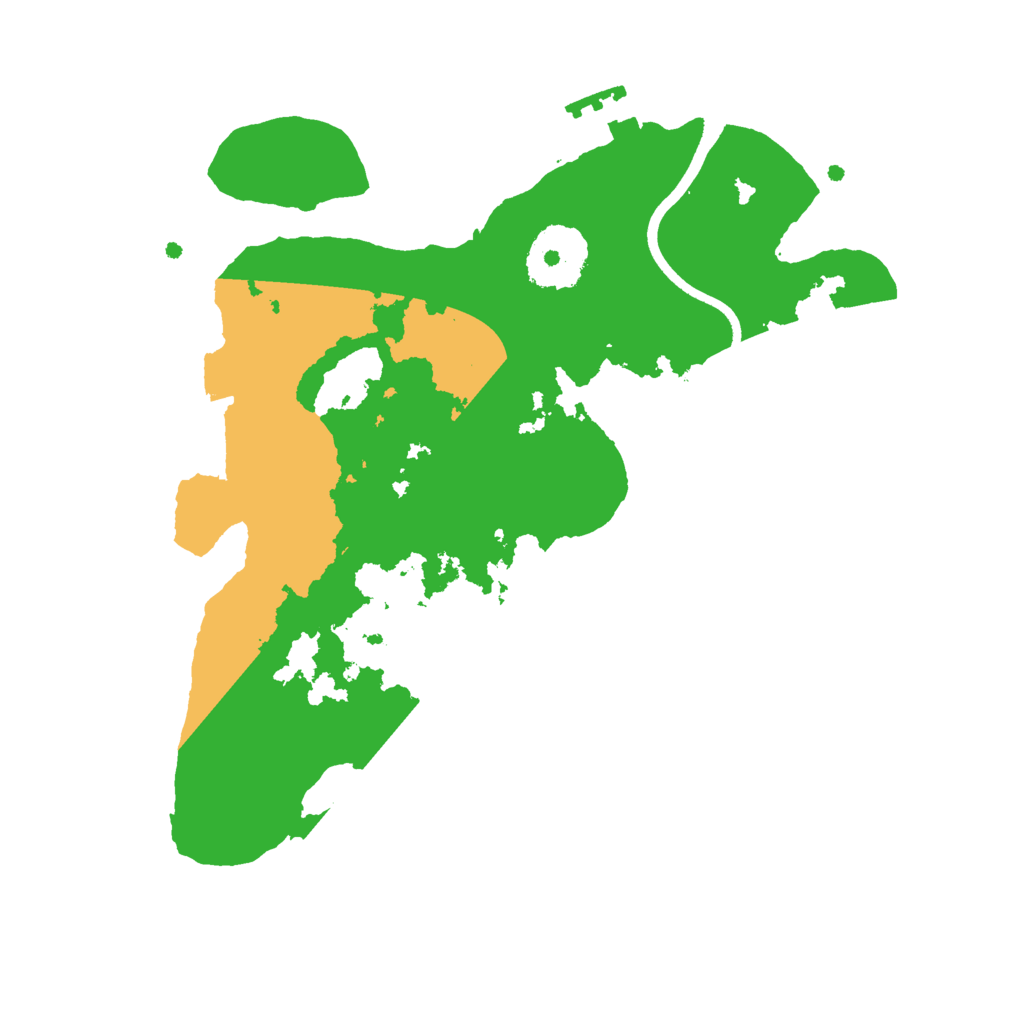 Biome Rust Map: Procedural Map, Size: 2500, Seed: 1727541096