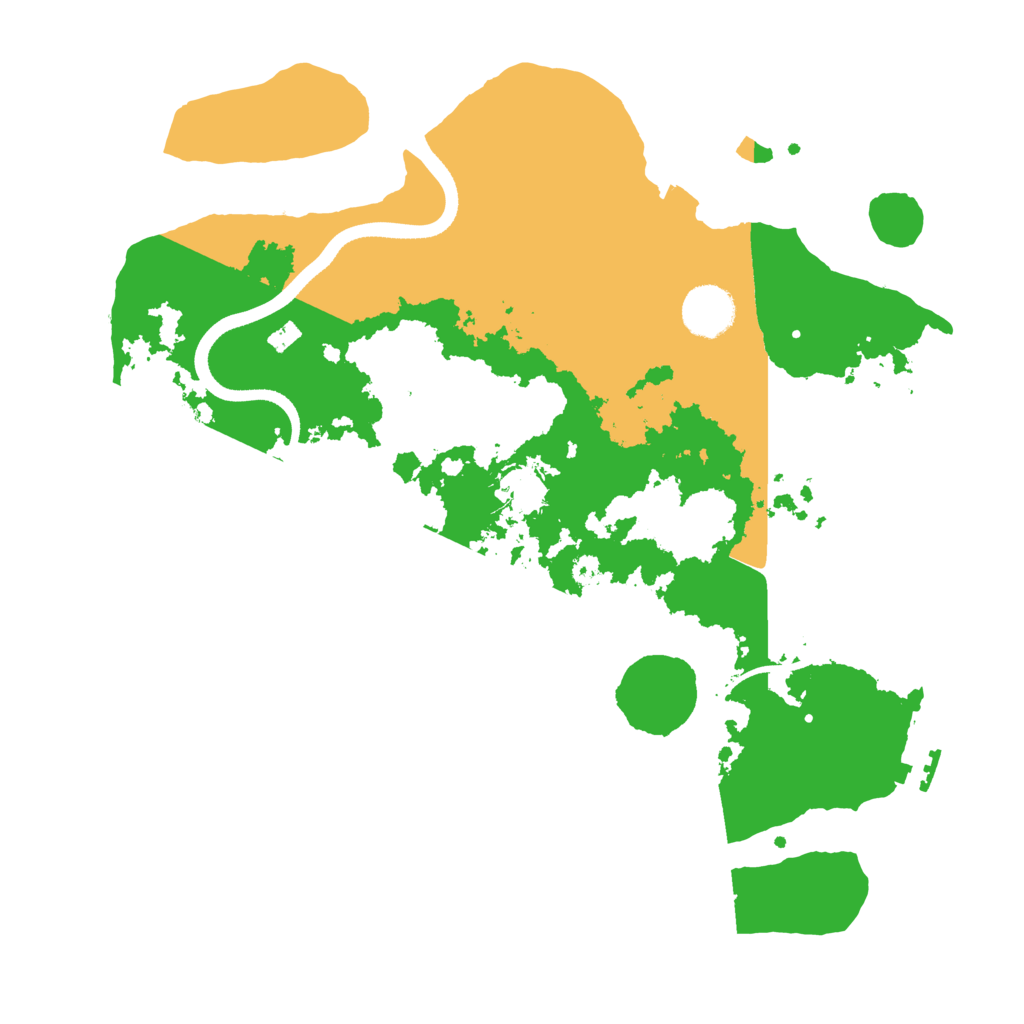 Biome Rust Map: Procedural Map, Size: 3500, Seed: 2088612293