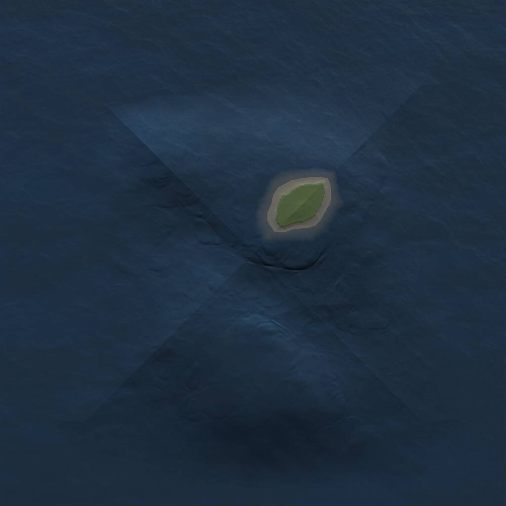 Rust Map: Procedural Map, Size: 1000, Seed: 700323598, 1 Monuments