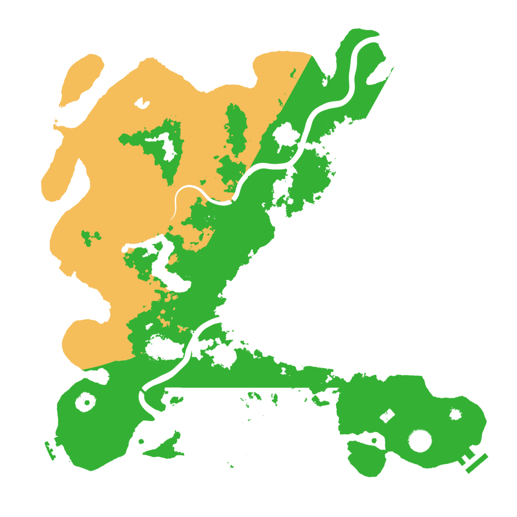 Biome Rust Map: Procedural Map, Size: 4000, Seed: 198394192