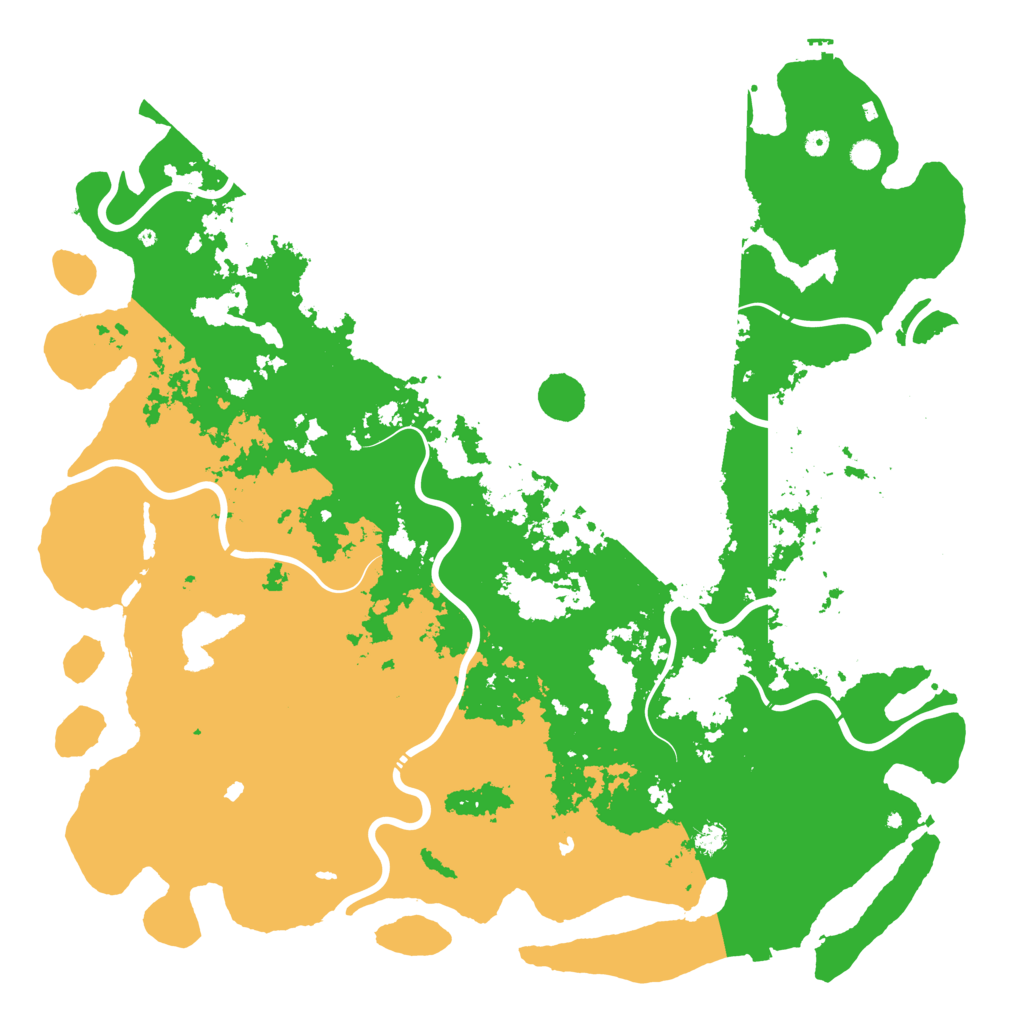 Biome Rust Map: Procedural Map, Size: 6000, Seed: 1397027905
