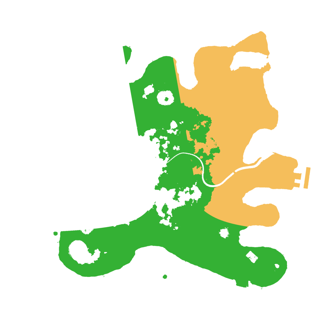 Biome Rust Map: Procedural Map, Size: 3000, Seed: 630422571