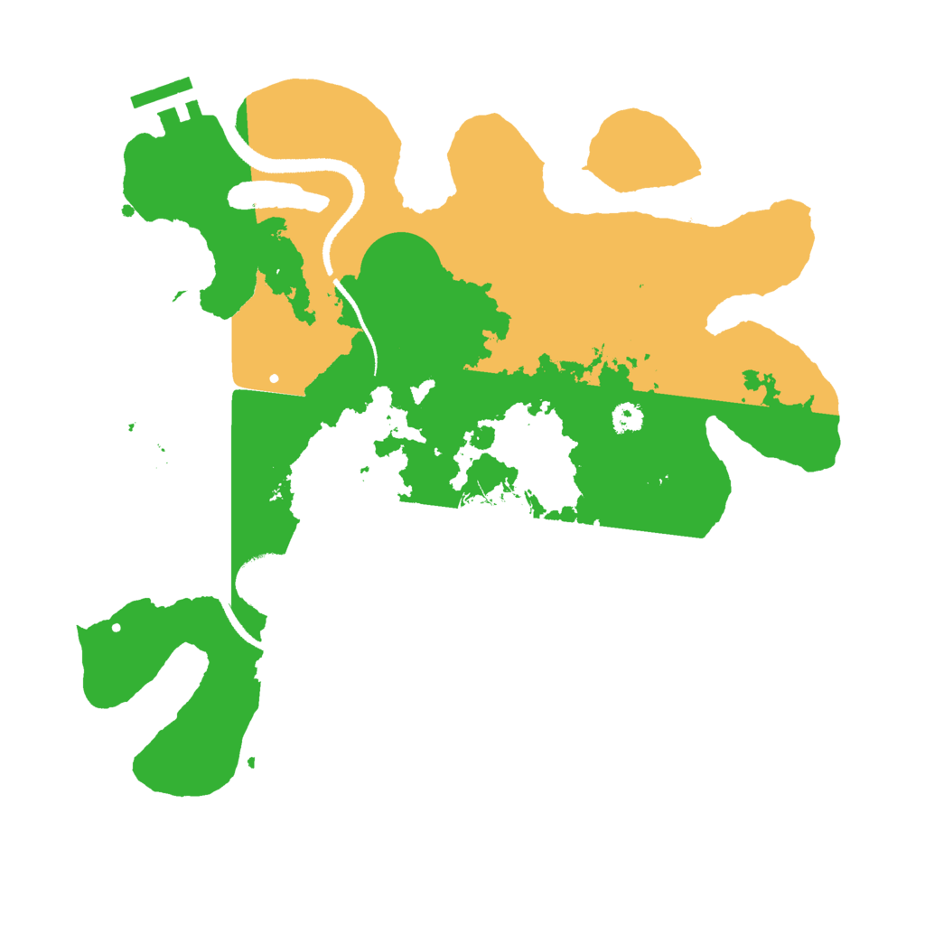 Biome Rust Map: Procedural Map, Size: 3000, Seed: 1768821480