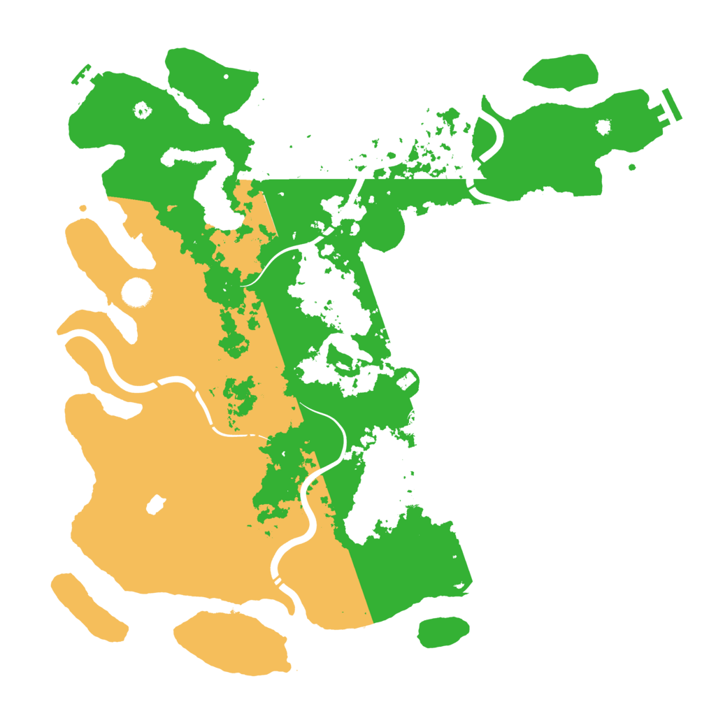 Biome Rust Map: Procedural Map, Size: 4250, Seed: 8424